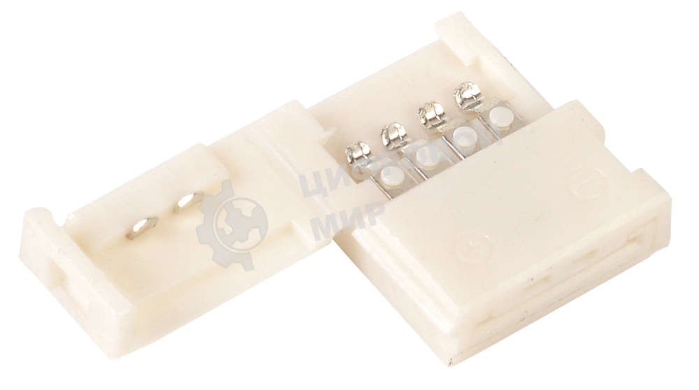 Коннектор 3шт RGB 10мм (разъем-разъем) IEK