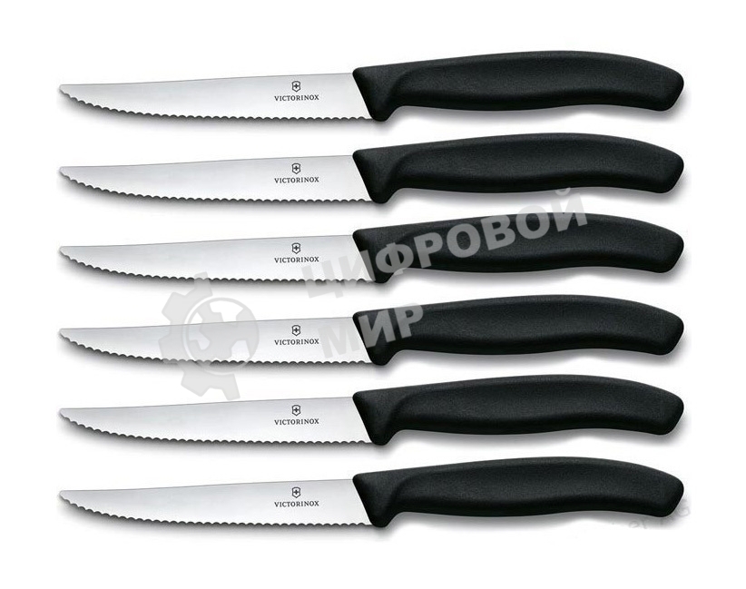 Набор Victorinox кухонный, 6 предметов, черный