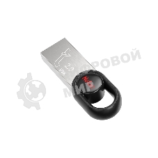 Флешка USB Netac UM2 (NT03UM2N-064G-20BK), 64Gb, USB 2.0, R/W 100/40, серебристый/черный
