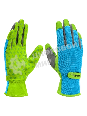 Перчатки садовые Luxe Palisad на липучке, силиконовое нанесение, размер 9