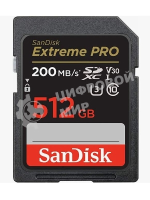 Флеш карта SANDISK SDXC 512Gb UHS-1 SDSDXXD-512G-GN4IN