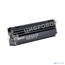 Накопитель SSD Apacer AS2280Q4U, 512 Gb, PCIe 4.0 x4, M.2 2280, NVMe v1.4, R/W 7000/3000, с радиатором