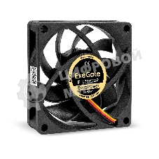 Вентилятор для корпуса ExeGate ExtraPower EP07015B3P черный, 70 мм, 3100 об/мин, 28 дБ, 3 pin