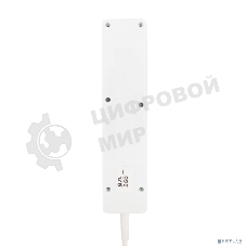 Удлинитель PROconnect 4 гнезда, 3 м, 3х0.75 мм², с/з, белый