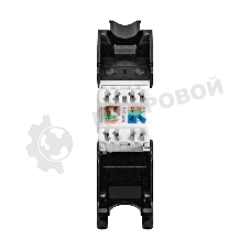 Модуль-вставка Keystone Jack RJ-45 ExeGate KJ-8P8C-U-C5e-180-TL (Кат.5e, неэкранированная, 180 градусов, IDC Toolless (без инструмента))