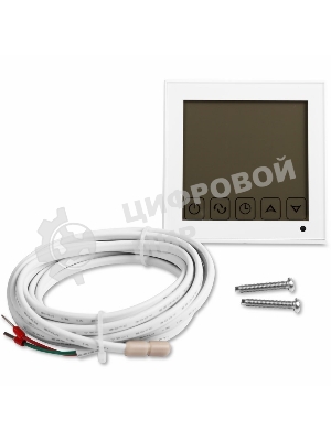 Терморегулятор сенсорный с автоматическим программированием Rexant, R200W, белый