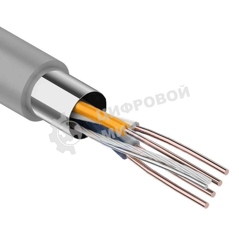 Кабель витая пара Rexant F/UTP cat.5e 2х2х24AWG solid CU PVC сер. (м)