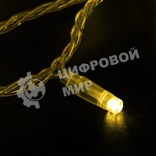 Гирлянда Neon-night Нить 10м, эффект мерцания (каждый 5-ый), прозрачный ПВХ, 230В, Желтый