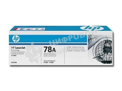 Картридж лазерный HP CE278A черный LJ P1566/P1606 (2100 стр.)