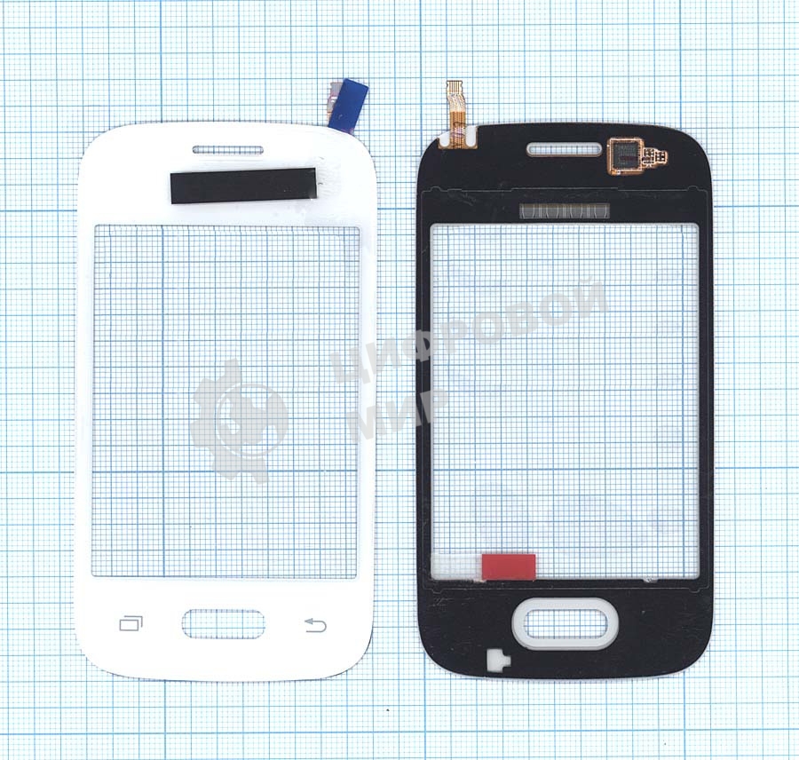 Сенсорное стекло (тачскрин) для Samsung Galaxy Pocket 2 SM-G110, белое