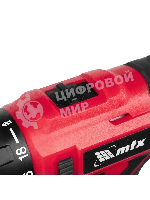 Дрель-шуруповерт аккумуляторная MTX MCDL-12-02P, Аккумуляторная, 12В, 2 АКБ, Кейс
