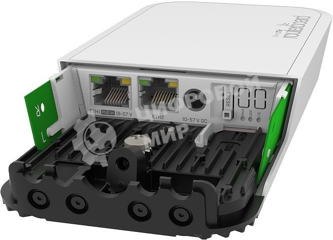 Точка доступа Mikrotik RBwAPGR-5HacD2HnD&;R11e-LTE6 wAP ac LTE Kit with four core 710MHz CPU, 128MB RAM, 2x Gigabit LAN, built-in 2.4Ghz 802.11b/g/n Dual Chain wireless with integrated antenna, built-in 5Ghz 802.11an/ac Dual Chain wireless with integrated