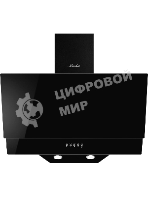 Вытяжка наклонная Monsher ROUEN 60 Noir Verre черный, 60 см, 1100 куб. м/ч, 53 дБ