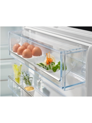 Встраиваемый холодильник Electrolux ENP7TD75S, комбинированный No Frost, Размеры ВxШxГ [мм]: 1884x696x549, сенсорное управление с символьным дисплеем, Динамическая система охлаждения в холодильной камере, система охлаждения в морозильной камере - No Frost, крепление дверцы на направляющих, A++ класс энергопотребления, Большой ящик на телескопических направляющих, MultiSpace, Flexi shelf, Инверторный компрессор