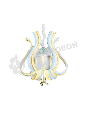 Светильник Ambrella light FL112/6 WH белый 156W 460*460*400 (ПДУ РАДИО 2.4)