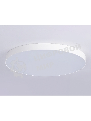 Потолочный светодиодный светильник Ambrella light FV5539 WH белый LED 130W 3000K D800*58 (Без ПДУ)