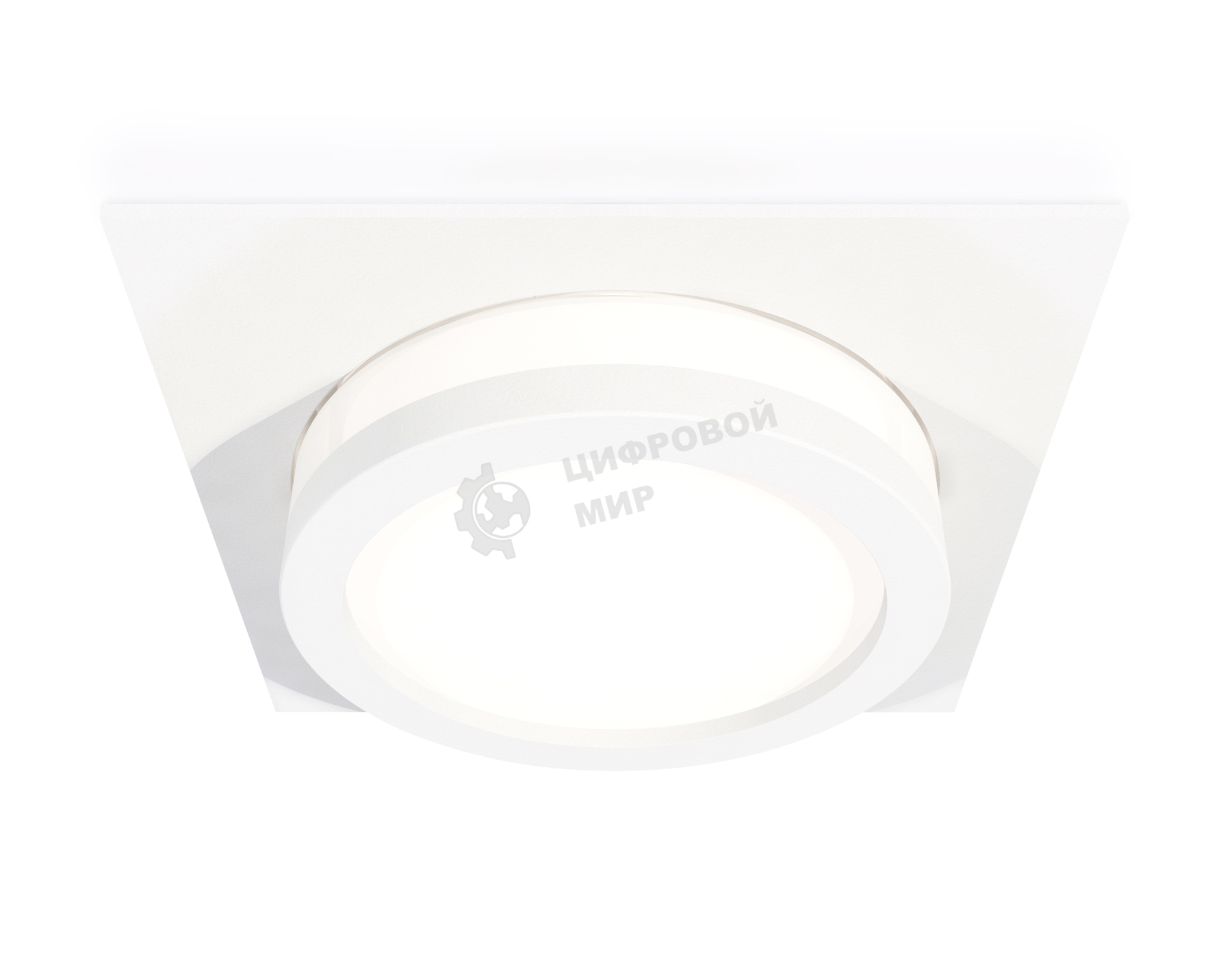 Комплект встраиваемого светильника Ambrella light XC8061017 SWH/FR белый песок/белый матовый GX53 (C8061, N8412)