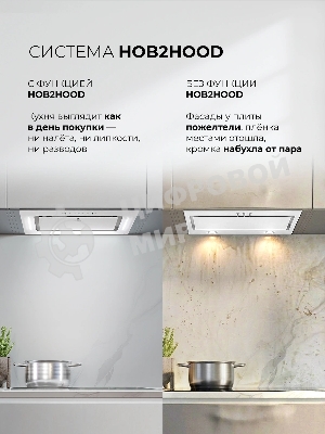 Вытяжка встраиваемая Lex Aura 600 Inverter WH белый управление: сенсорное (1 мотор)