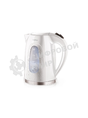 Электрочайник Centek CT-0041 белый, 2.0 л, 2200 Вт, скрытый нагревательный элемент