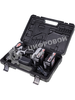 Дрель-шуруповерт ИНТЕРСКОЛ ДАУ-13/18ВК, 18 В, 1,5 Ач, 45 Нм, щеточный, ударный