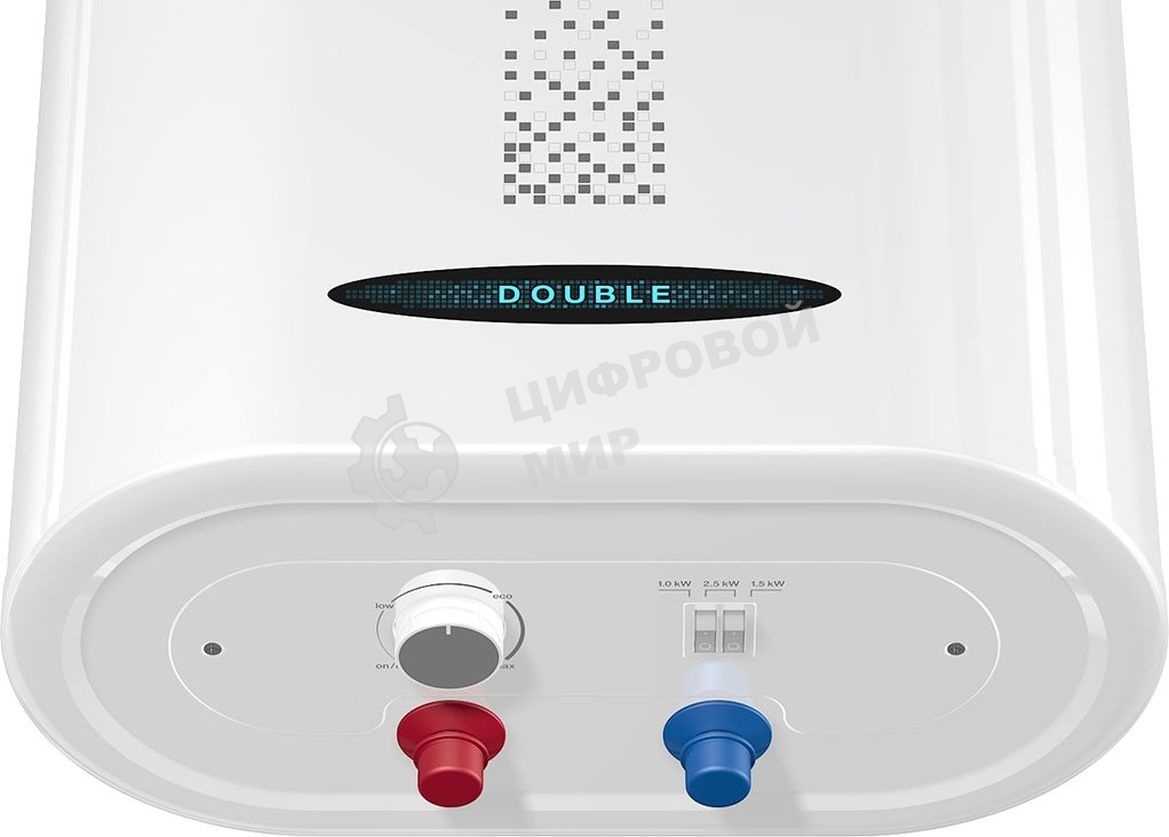 Водонагреватель Thermex Double 80 2.5кВт 80л электрический настенный, белый
