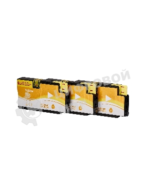 Набор струйных картриджей Sakura CZ136A (№711 Yellow 3-pack) для HP, желтый, 26 мл. (3шт)