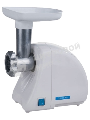 Мясорубка электрическая Ротор Экстра-М ЭМШ 35/250-2 белый, 1500 Вт, 0.6 кг/мин, насадки - 2