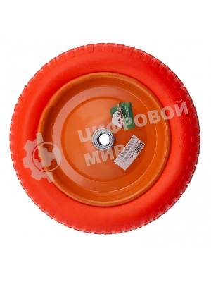 Колесо Palisad полиуретановое 3.00-8 длина оси 90 мм, подшипник 20 мм