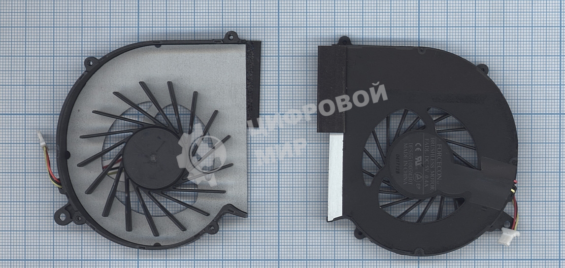 Вентилятор (кулер) для ноутбука HP Pavilion G43, G57, CQ43, CQ57 635