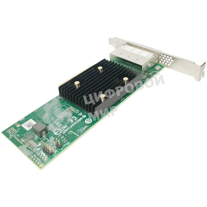 Адаптер SAS 9500-16e SGL (05-50075-00) PCIe Gen4 x8 LP, Tri-Mode SAS/SATA/NVMe 12G HBA, 16port(4*ext SFF8644), 3816 IOC