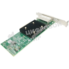Адаптер SAS 9500-16e SGL (05-50075-00) PCIe Gen4 x8 LP, Tri-Mode SAS/SATA/NVMe 12G HBA, 16port(4*ext SFF8644), 3816 IOC
