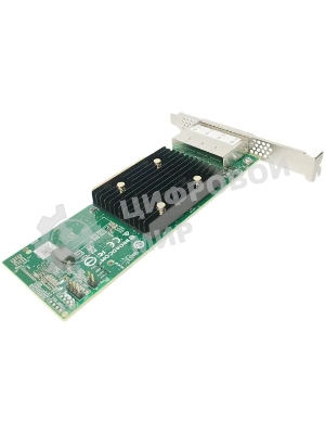 Адаптер SAS 9500-16e SGL (05-50075-00) PCIe Gen4 x8 LP, Tri-Mode SAS/SATA/NVMe 12G HBA, 16port(4*ext SFF8644), 3816 IOC