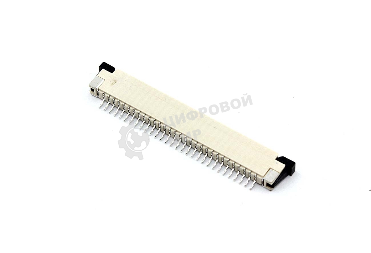 Разъем FPC Half Coverage Top Contact 1.0K-BS-30PWB 30 pin высота 2мм шаг 1мм