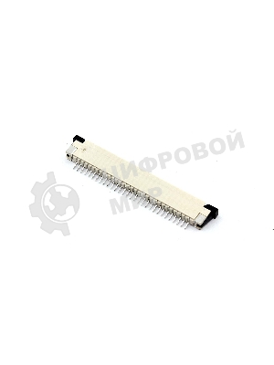 Разъем FPC Half Coverage Top Contact 1.0K-BS-30PWB 30 pin высота 2мм шаг 1мм