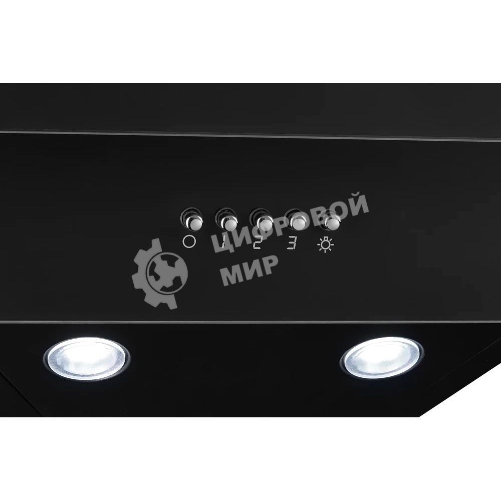 Вытяжка наклонная Monsher ROUEN 60 Noir Verre черный, 60 см, 1100 куб. м/ч, 53 дБ