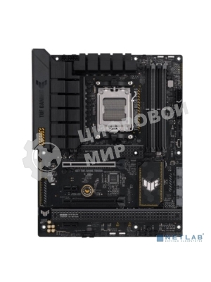 Материнская плата ASUS TUF GAMING B650-PLUS, AM5, AMD B650, 4xDDR5, 4xSATA, 3xM.2, 1xPCI-E 4.0 x16, 1xPCI-E 4.0 x4, 2xPCI-E x1, 1xHDMI, 1xDP, 1x 2.5Gb LAN, 2xUSB-A 3.2 Gen 2, 1xUSB-A 3.2 Gen 2x2, 1xUSB-C 3.2 Gen 2, 5x3.5 мм, 7.1, ATX