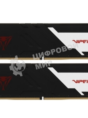 Оперативная память Patriot Viper Venom, DDR5, 32Gb (2x16Gb), 6000MHz, CL30, DIMM, с радиаторами, RGb, черный