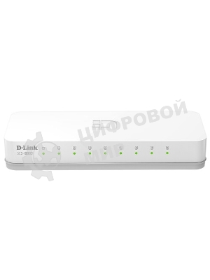 Коммутатор D-Link DES-1008C/F6/E, 8×100 Мбит/с, неуправляемый