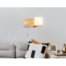 Светильник Ambrella light TR83123 LW/FR светлое дерево/белый матовый E27 max 40W 300*140*140