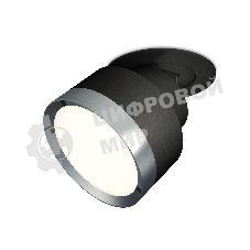 Светильник Ambrella Light XM8102504 SBK/PPH черный песок/графит полированный GX53 (A2242, A2106, C8102, N8133)