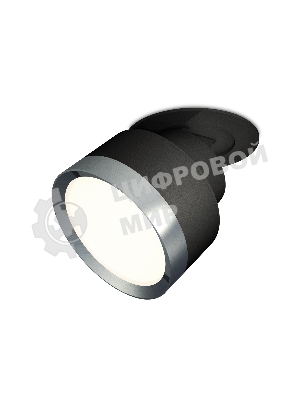 Светильник Ambrella Light XM8102504 SBK/PPH черный песок/графит полированный GX53 (A2242, A2106, C8102, N8133)