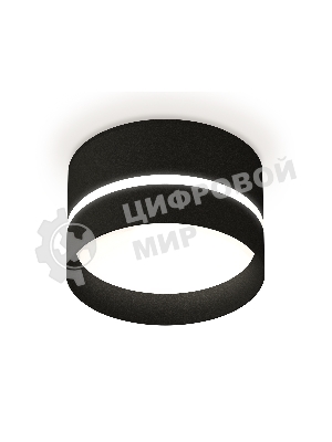 Светильник Ambrella Light XS8102020 SBK/FR черный песок/белый матовый GX53 (C8102, N8462)