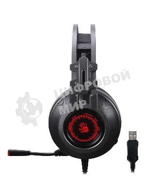 Гарнитура Bloody J527 серый, проводная