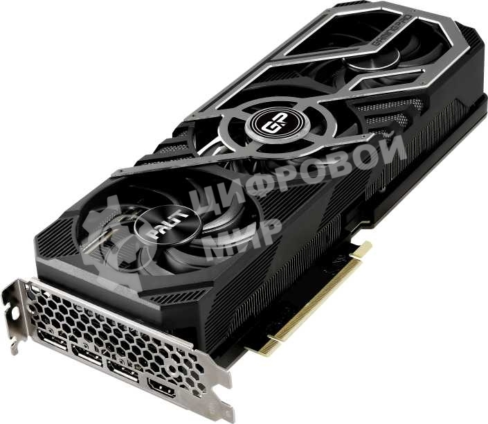 Видеокарта Palit PA-RTX3070 GAMINGPRO 8G LHR NVIDIA GeForce RTX 3070 8192Mb 256 GDDR6 1500/14000/HDMIx1/DPx3/HDCP Ret