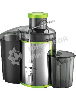 Соковыжималка Endever Sigma 75 серебристый, центробежная, 400 Вт, 450 мл, электронное