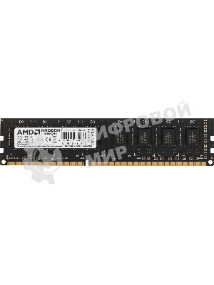 Оперативная память AMD Radeon R5, DDR3, 8GB (1x8GB), 1600MHz, CL11, DIMM