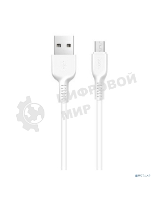 Кабель USB Micro/ HOCO HC-61175 X13/ 1m/ 2A/ White