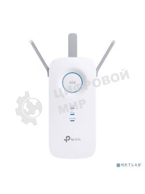 Усилитель сигнала TP-Link AC1900 Wi-Fi Range Extender 600 Mbps at 2.4 GHz + 1300 Mbps at 5 GHz; 3 × External Antennas, 1 × Gigabit Port, Wall Plugged; Tether App, WPS, Intelligent Signal Light, Access Control, Power Schedule, LED Control, RE/AP Mode, OneMe, MU-MIMO