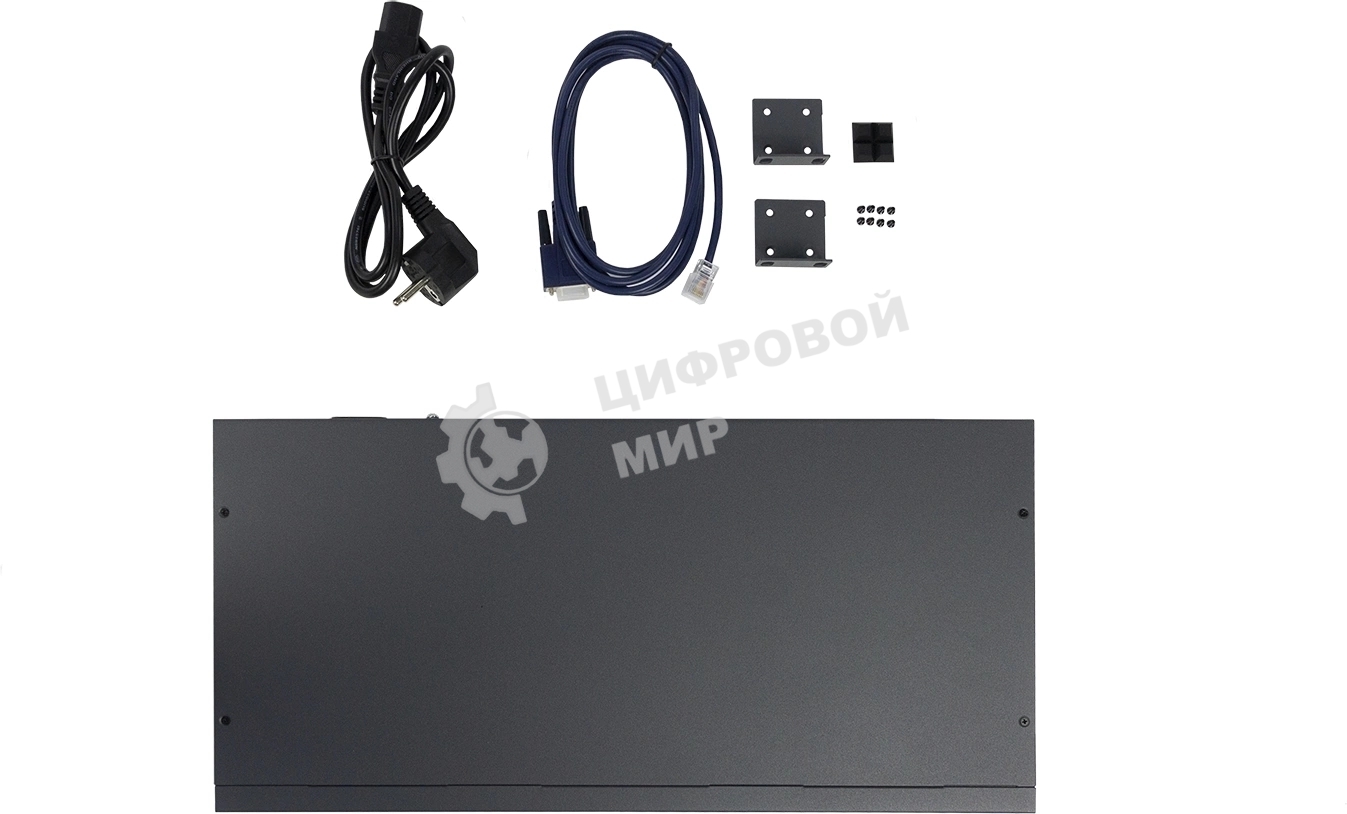 Коммутатор ORIGO Managed L3 Switch 24x1000Base-T PoE, 4x10Gbase-X SFP+, PoE Budget 370W, RJ45 Console, 19