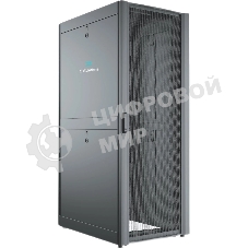 Шкаф серверный C3 Solutions (C3.RF2401) напольный 24U 600x1050 мм пер. дв. перфор. 2 бок. пан. направл. под закл. гайки 1500 кг черный 1182 мм металл